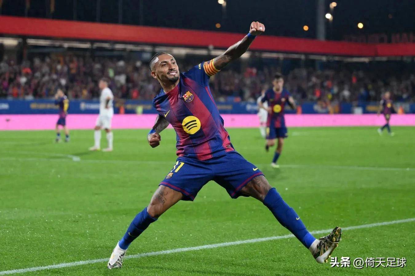 巴塞罗那西甲击败毕尔巴鄂竞技，费兰托雷斯进球